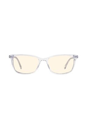 Felix Gray Blue Light Glasses Amber Lenses Clear Frame Like New